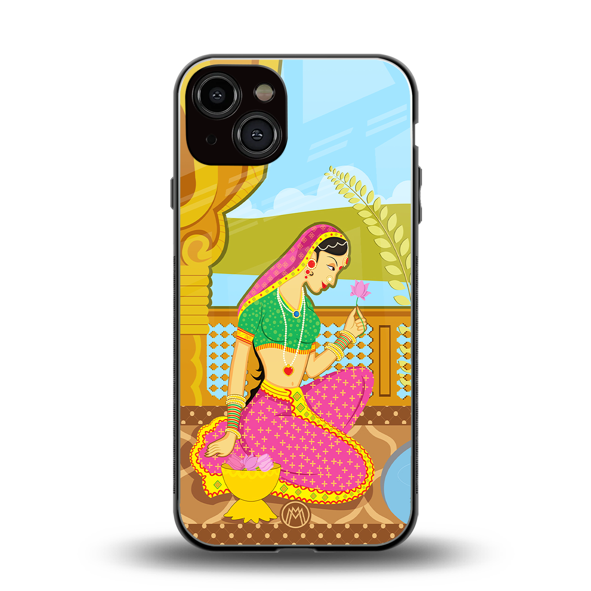 rani back phone cover | glass case for iphone 13