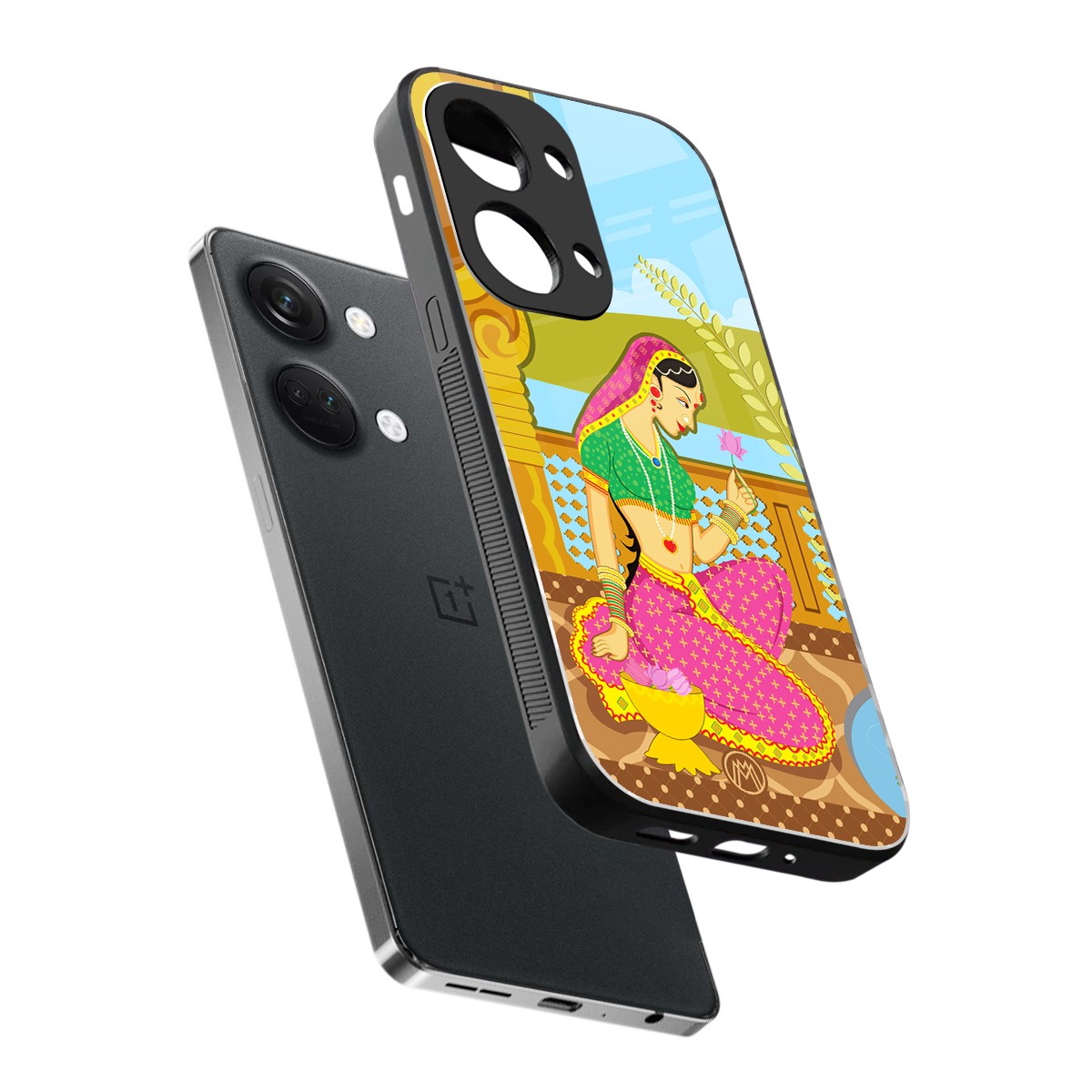 rani back phone cover | glass case for oneplus nord 3