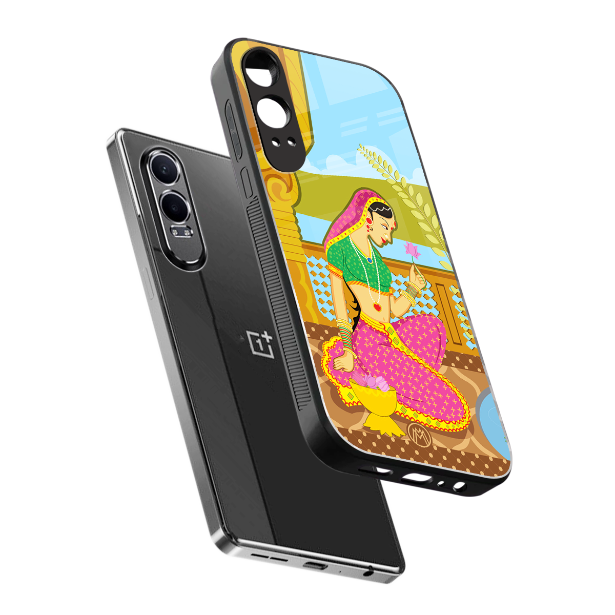 rani back phone cover | glass case for oneplus nord ce 4 lite