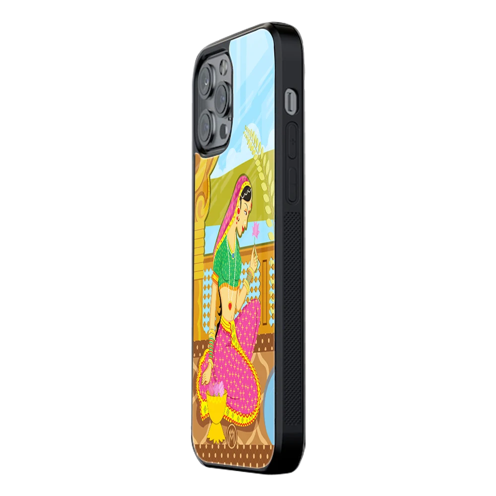 Slim Glass Back Phone Case for Multiple Brands โ iPhone, Samsung, Redmi, OnePlus, Oppo, Vivo