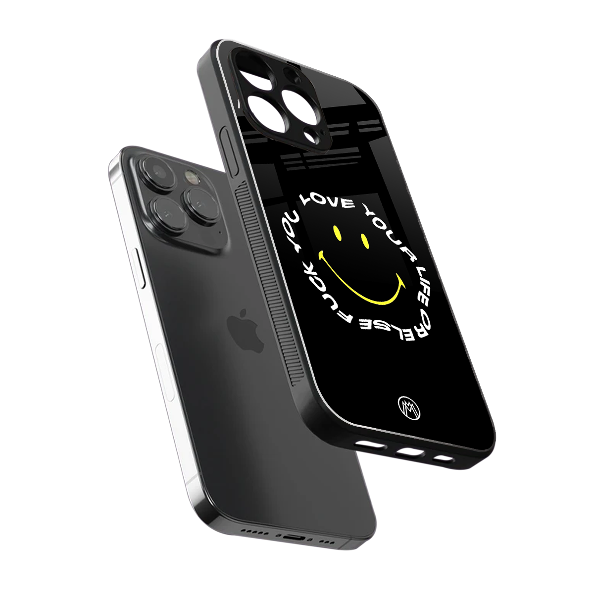 realisation back phone cover | glass case for iphone 14 pro