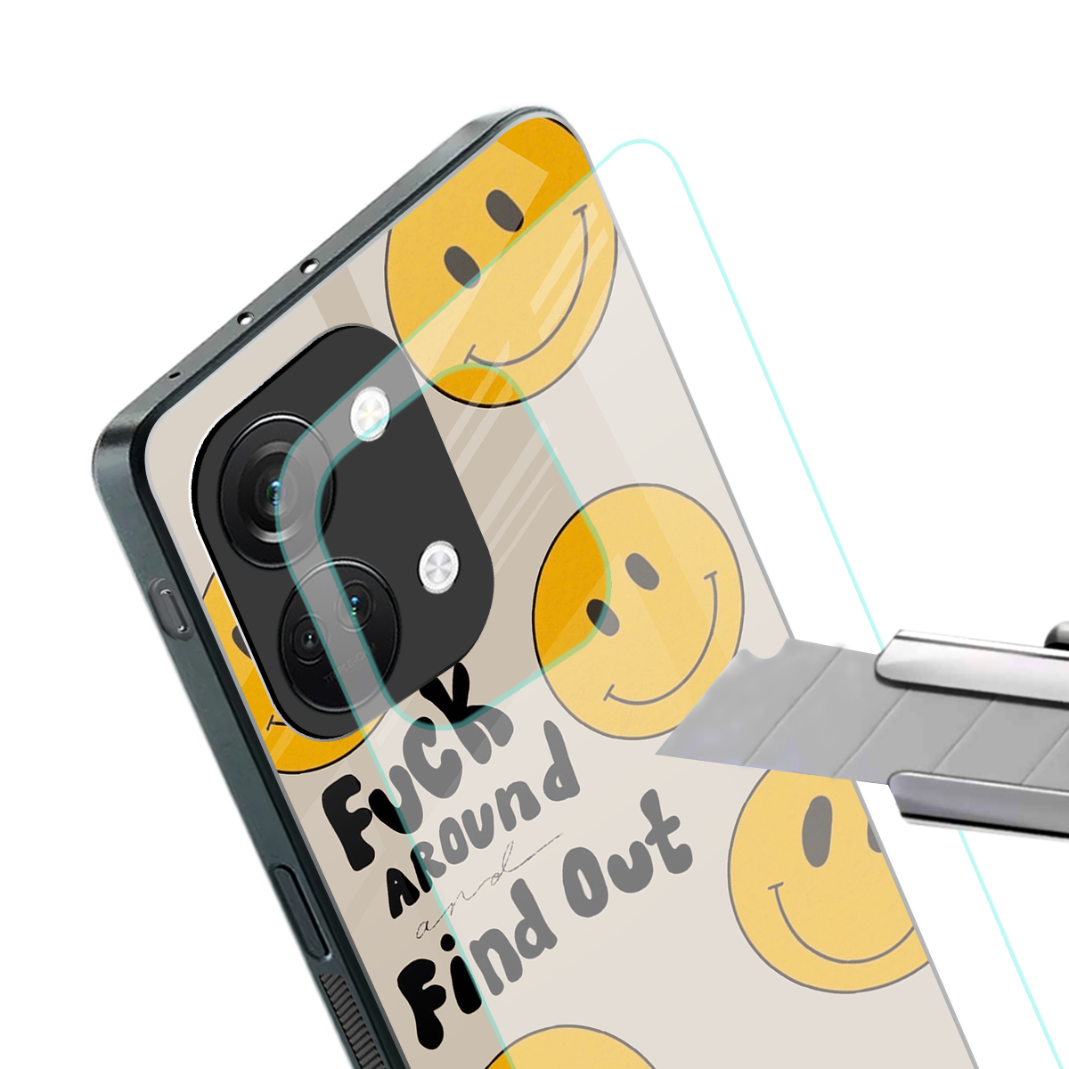 rebel back phone cover | glass case for oneplus nord 3