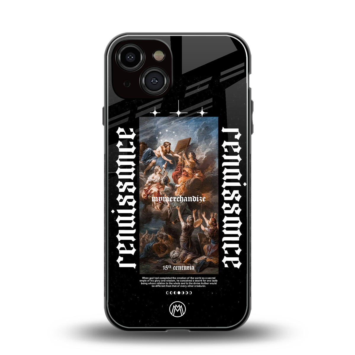 renaissance back phone cover | glass case for iphone 13
