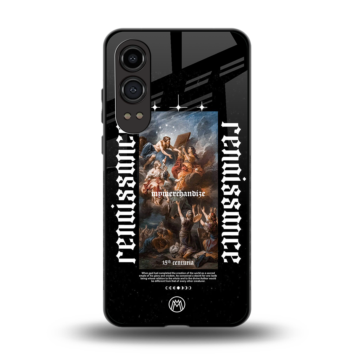 renaissance back phone cover | glass case for oneplus nord ce 4 lite