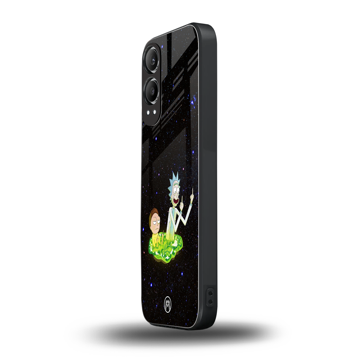 rick and morty fo aesthetic back phone cover | glass case for oneplus nord ce 4 lite