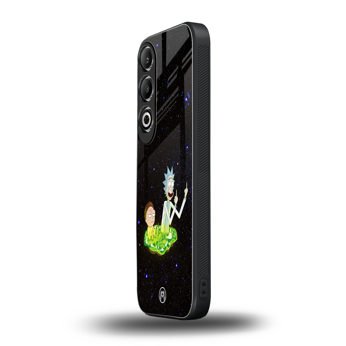 rick and morty fo aesthetic back phone cover | glass case for oneplus nord ce 4