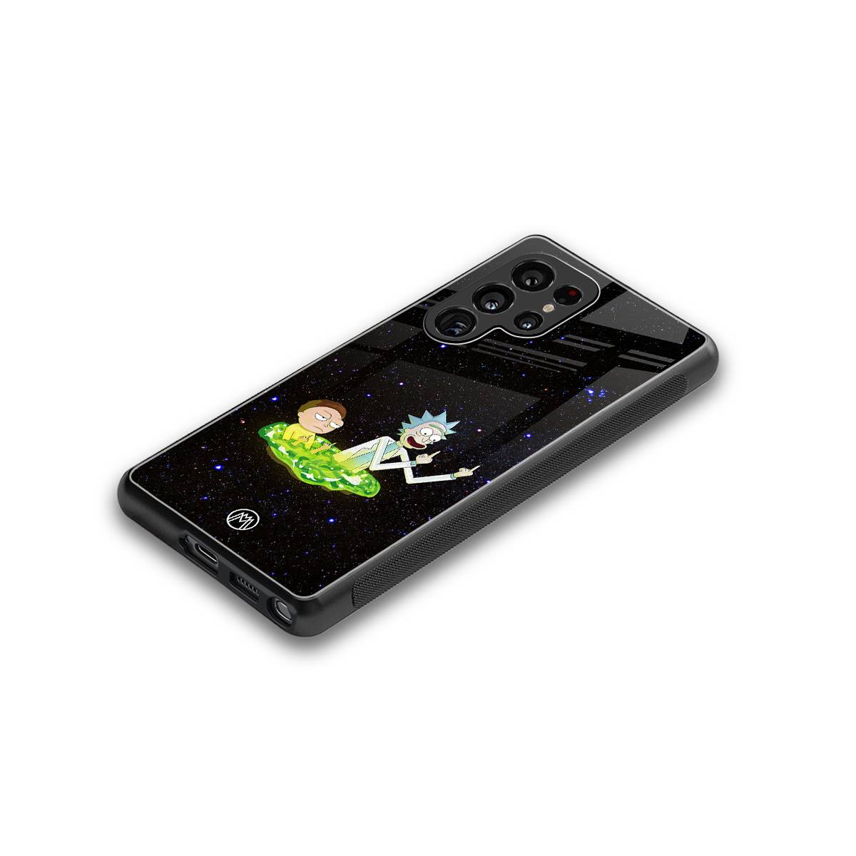 rick and morty fo aesthetic back phone cover | glass case for samsung galaxy s25 ultra