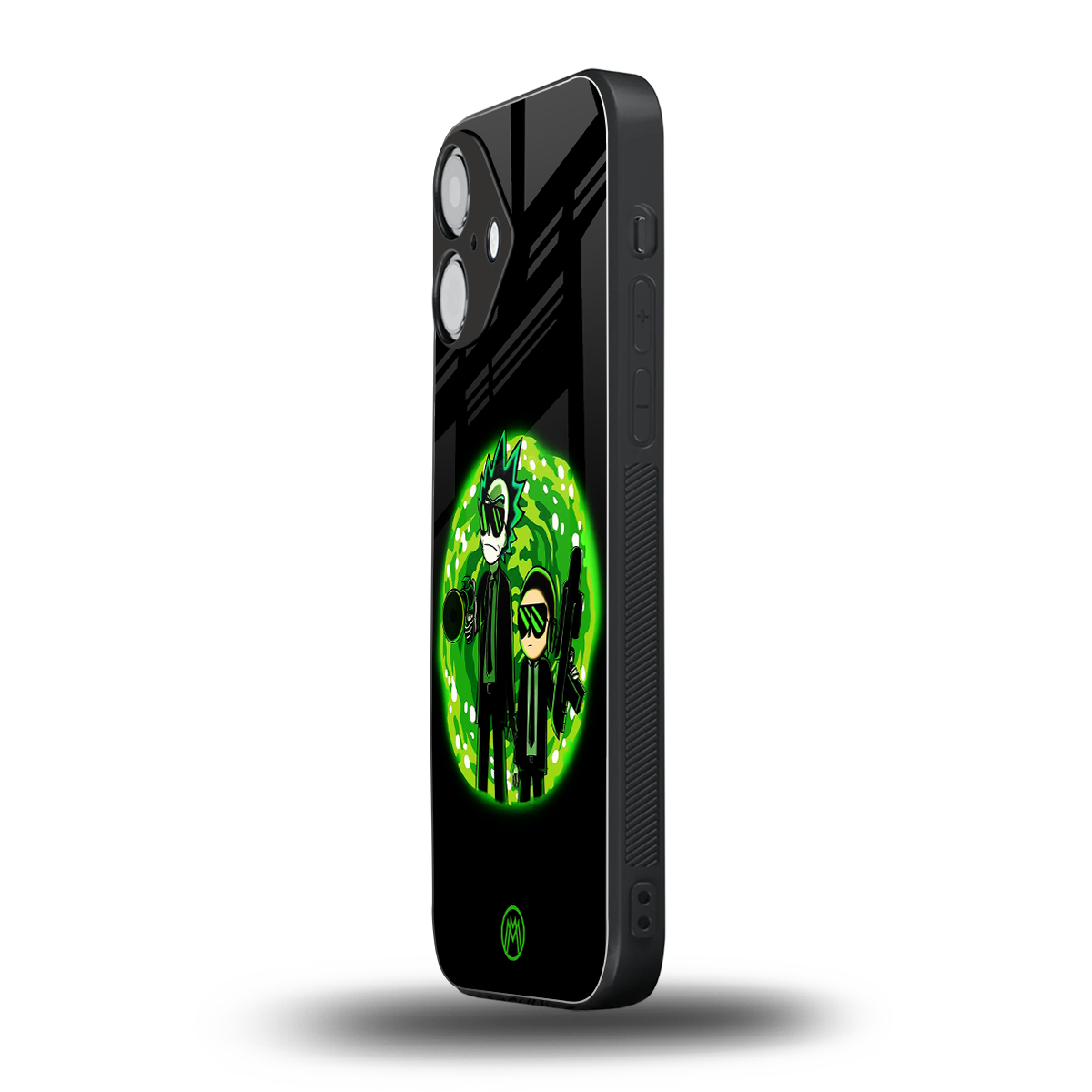 rick and morty schwifty back phone cover | glass case for iphone 16