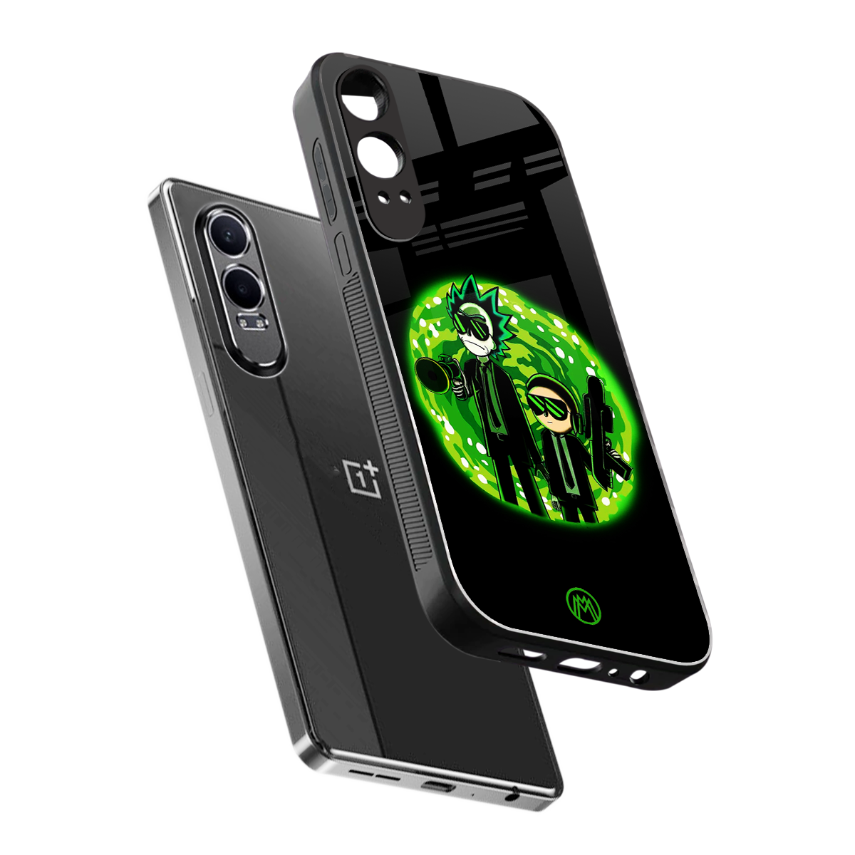 rick and morty schwifty back phone cover | glass case for oneplus nord ce 4 lite