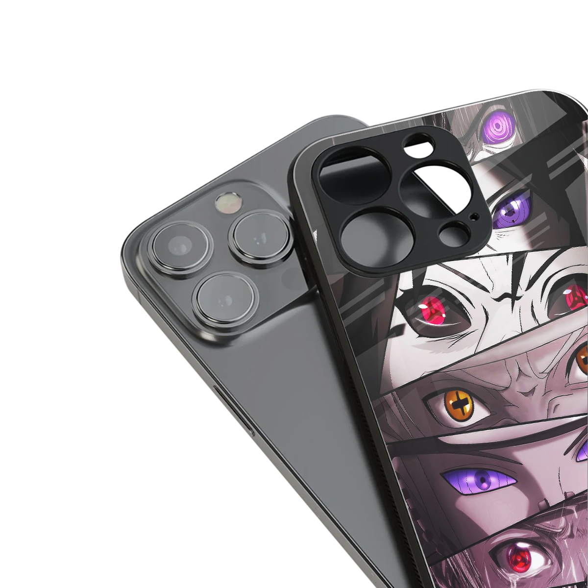 rinnegan back phone cover | glass case for iphone 14 pro max