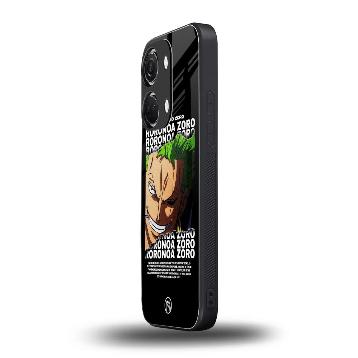 roronoa zoro anime back phone cover | glass case for oneplus nord 3