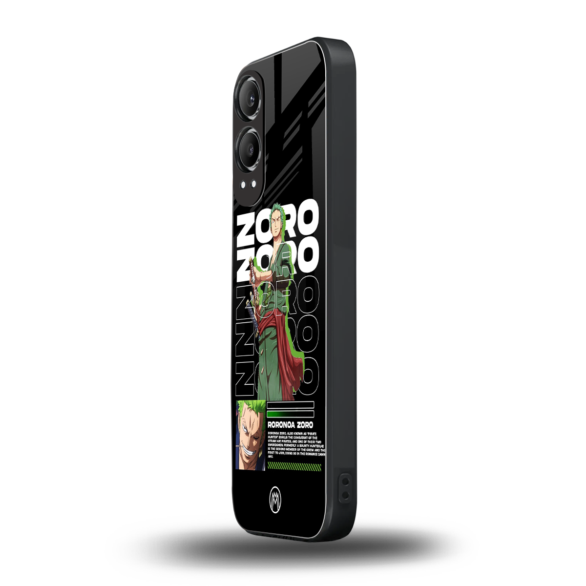 roronoa zoro back phone cover | glass case for oneplus nord ce 4 lite