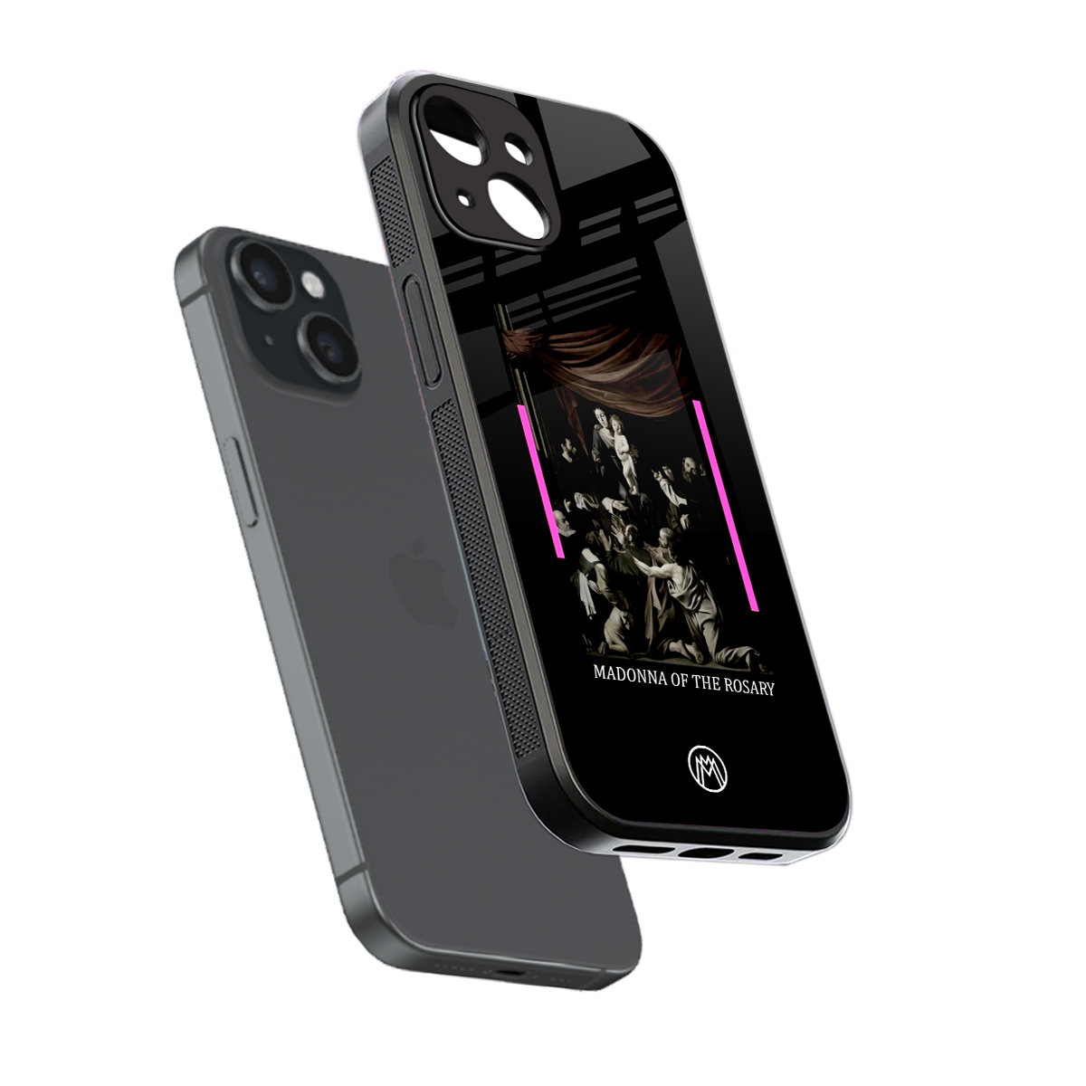 rosary icon back phone cover | glass case for iphone 13 mini