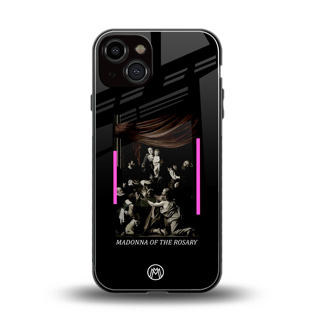 rosary icon back phone cover | glass case for iphone 13