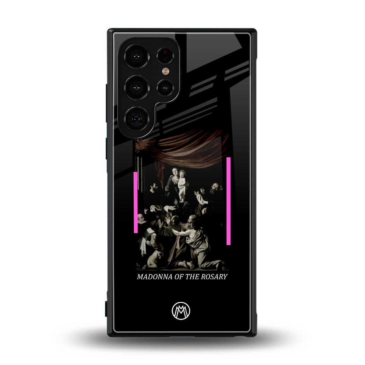 rosary icon back phone cover | glass case for samsung galaxy s24 ultra