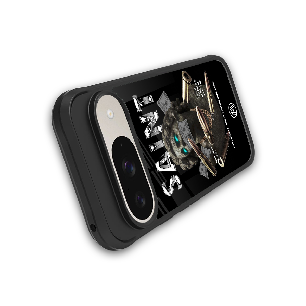 saint back phone cover | glass case for google pixel 9