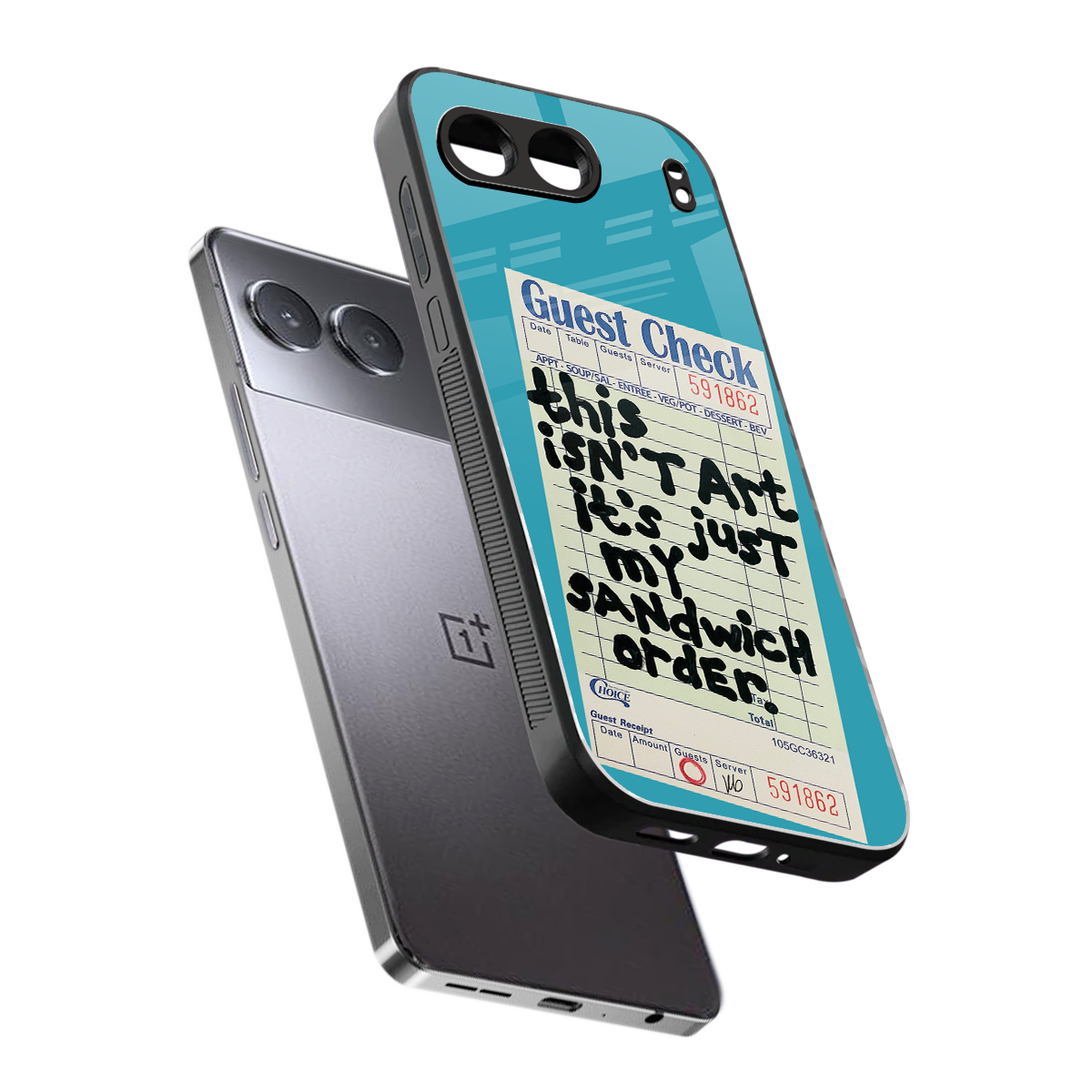 sandwich order back phone cover | glass case for oneplus nord 4