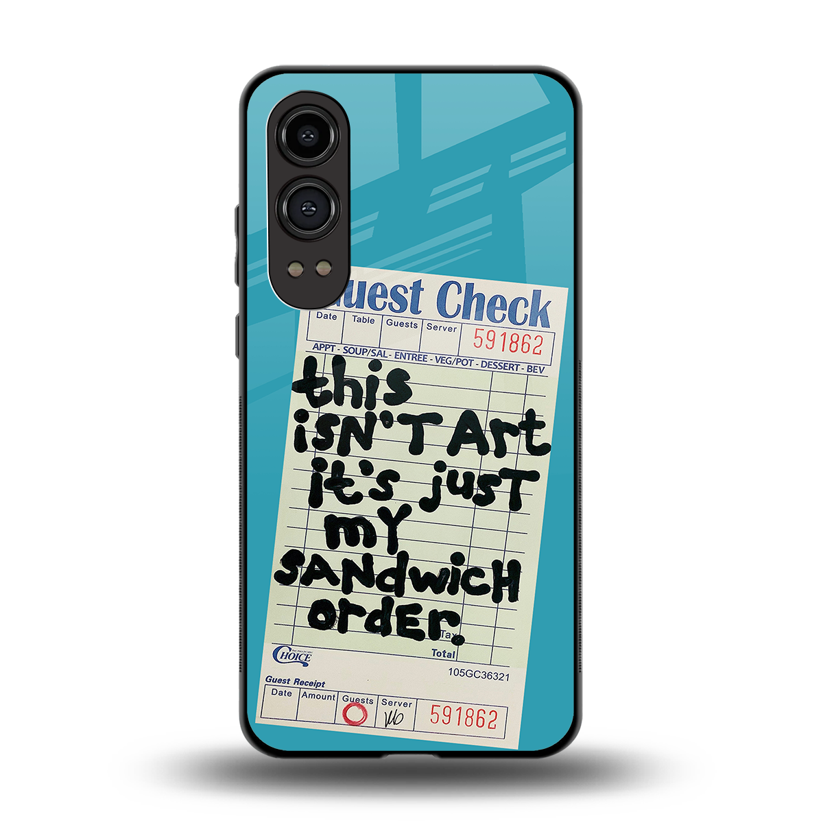 sandwich order back phone cover | glass case for oneplus nord ce 4 lite