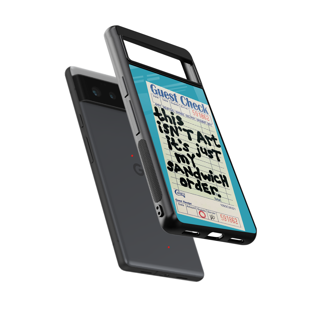 sandwich order back phone cover | glass case for Google Pixel 6A