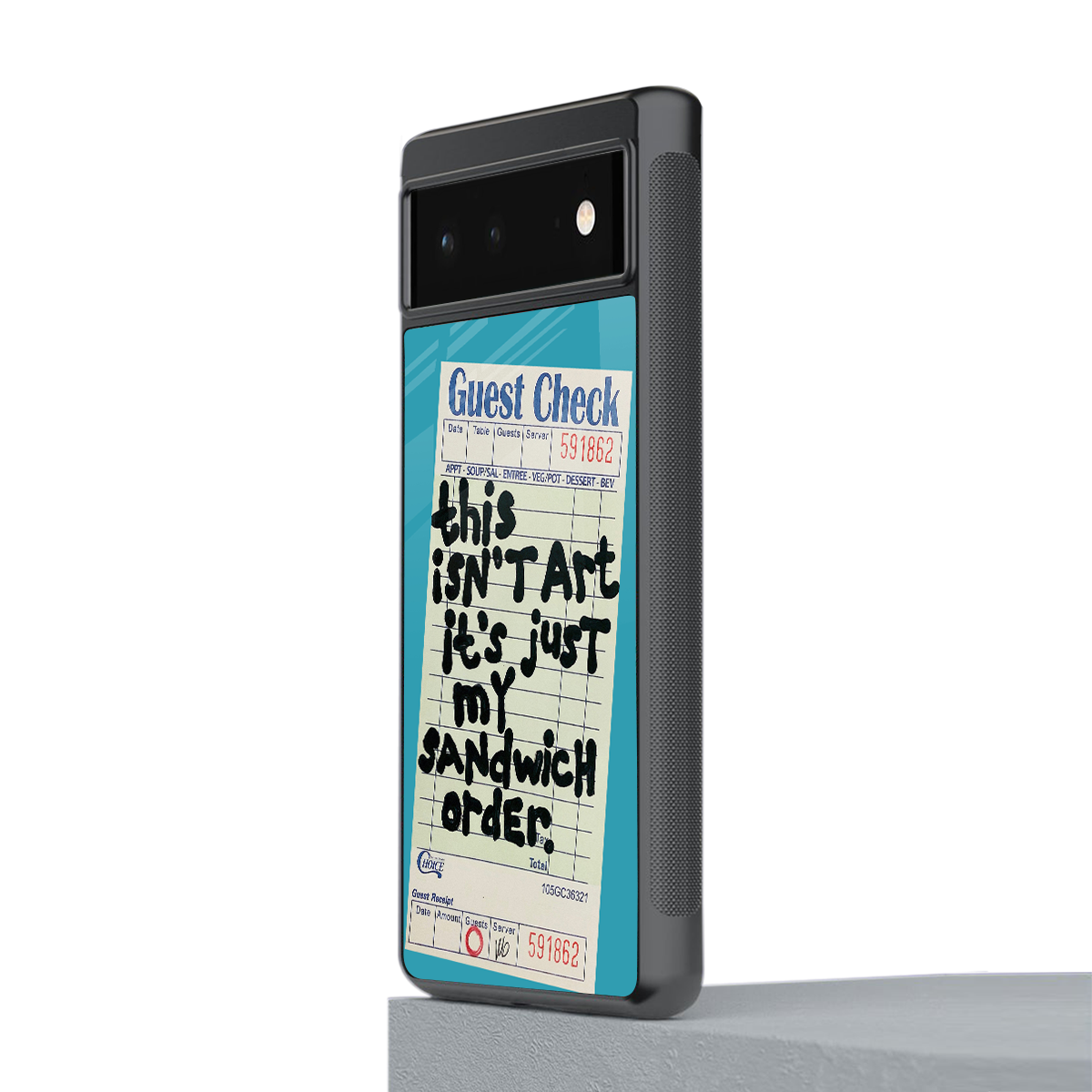 sandwich order back phone cover | glass case for Google Pixel 6A