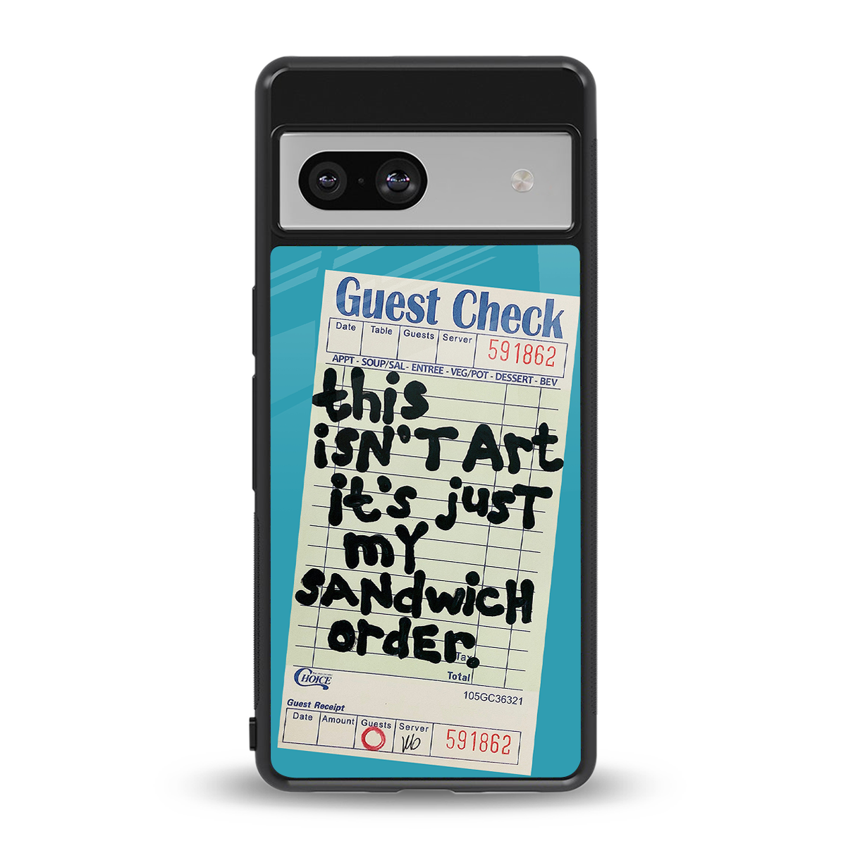 sandwich order back phone cover | glass case for Google Pixel 7A