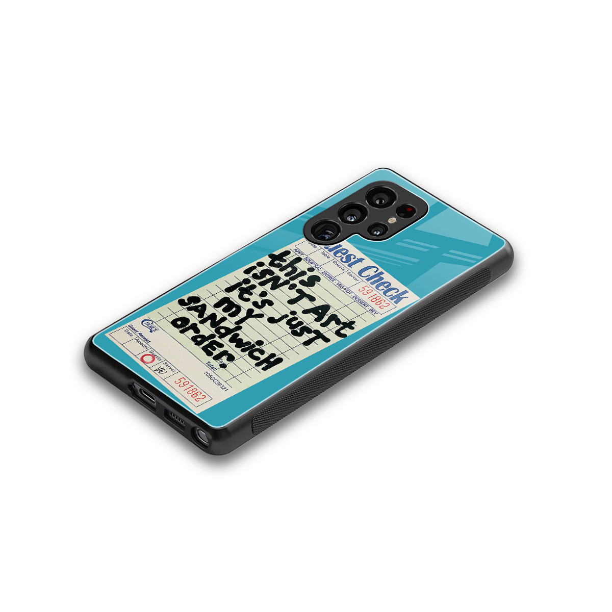 sandwich order back phone cover | glass case for samsung galaxy s25 ultra