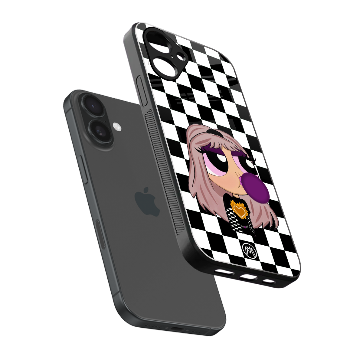 sassy chic powerpuff girls back phone cover | glass case for iphone 16