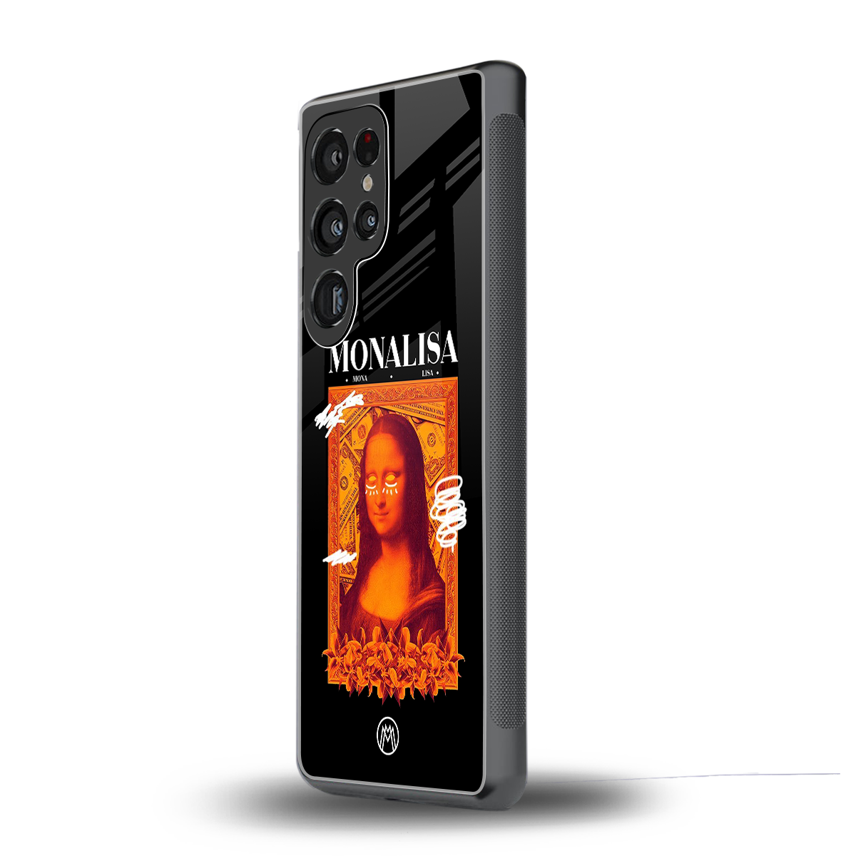sassy mona lisa back phone cover | glass case for samsung galaxy s25 ultra
