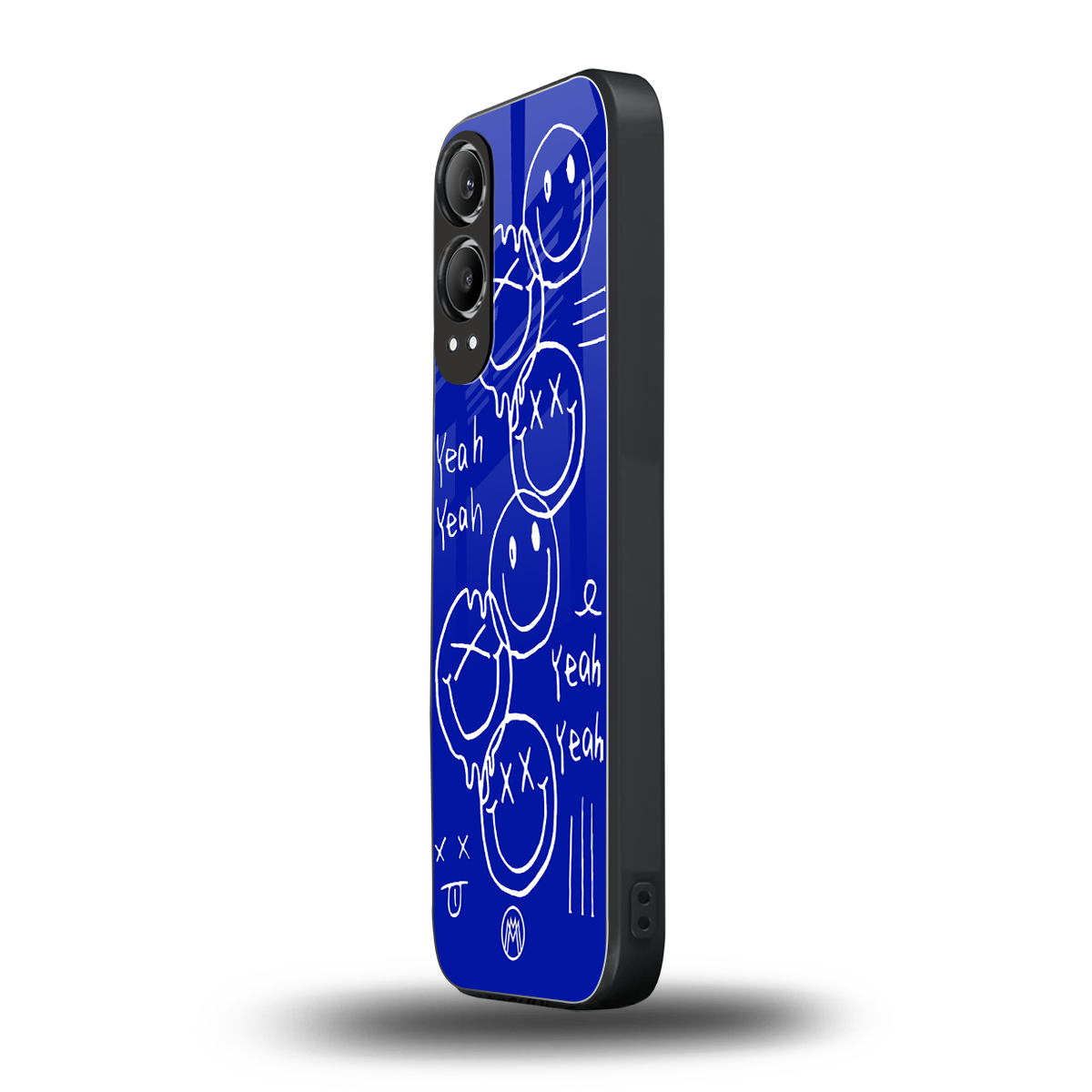 sassy smiley faces back phone cover | glass case for oneplus nord ce 4 lite