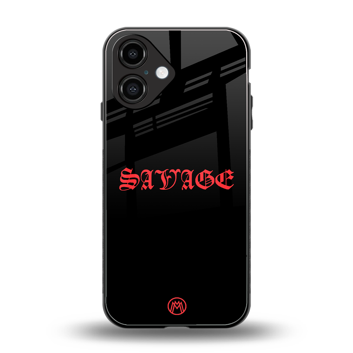 savage back phone cover | glass case for iphone 16