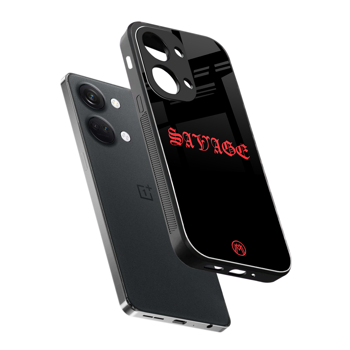 savage back phone cover | glass case for oneplus nord 3