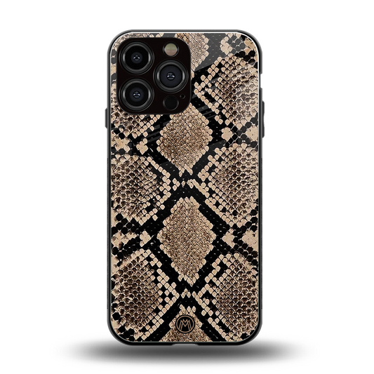 scaly chic back phone cover | glass case for iphone 14 pro max