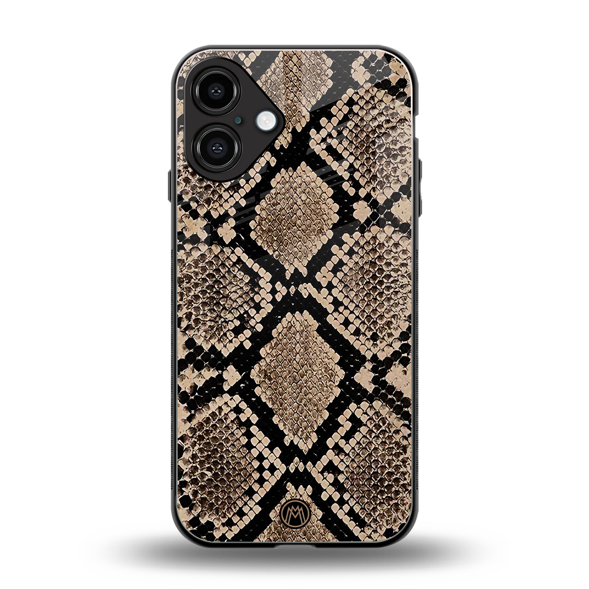 scaly chic back phone cover | glass case for iphone 16 plus