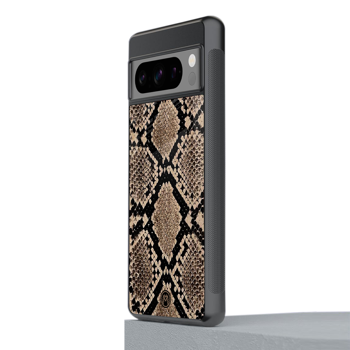 scaly chic back phone cover | glass case for google pixel 8 pro