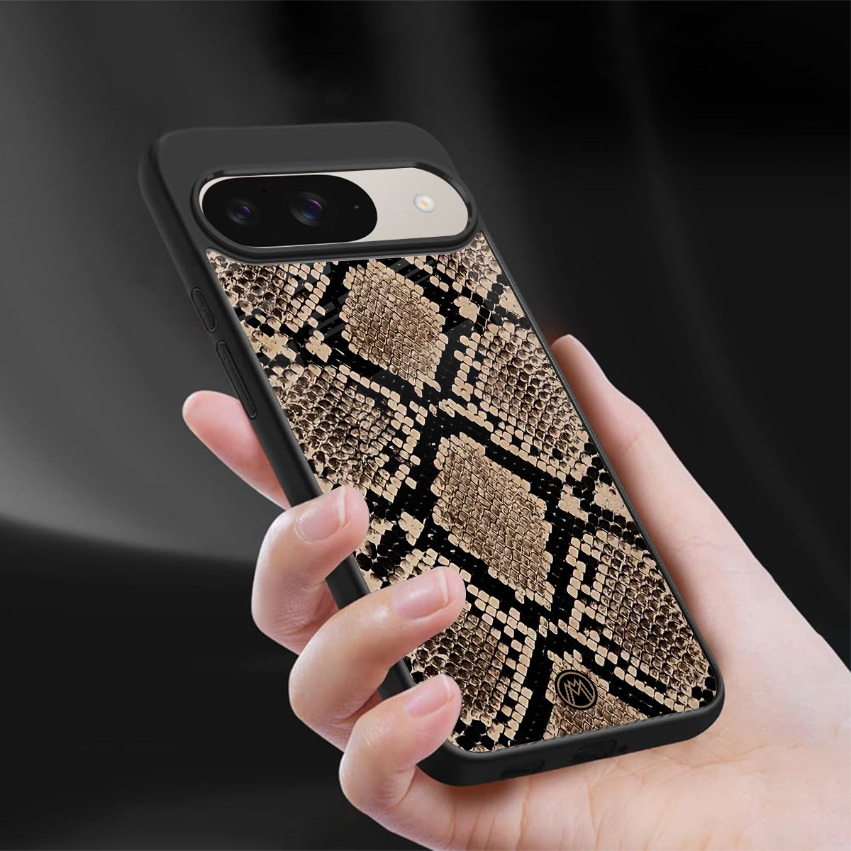 scaly chic back phone cover | glass case for google pixel 9