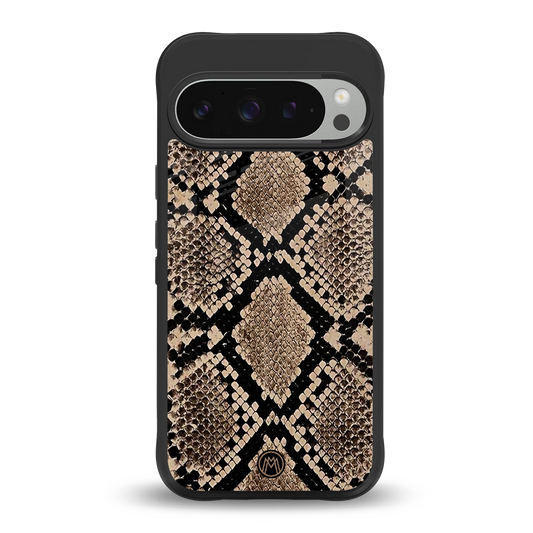 scaly chic back phone cover | glass case for google pixel 9 pro