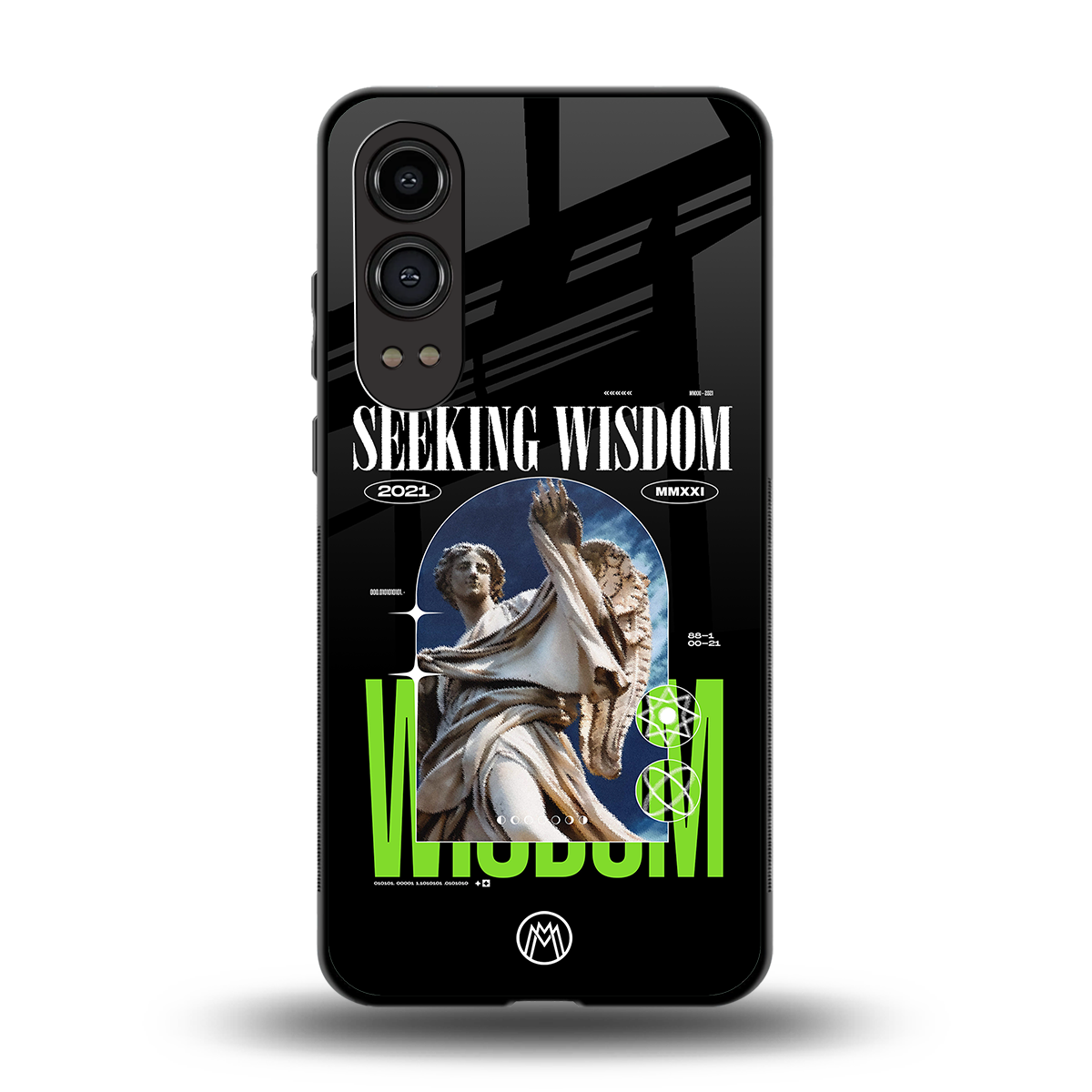 seeking wisdom back phone cover | glass case for oneplus nord ce 4 lite