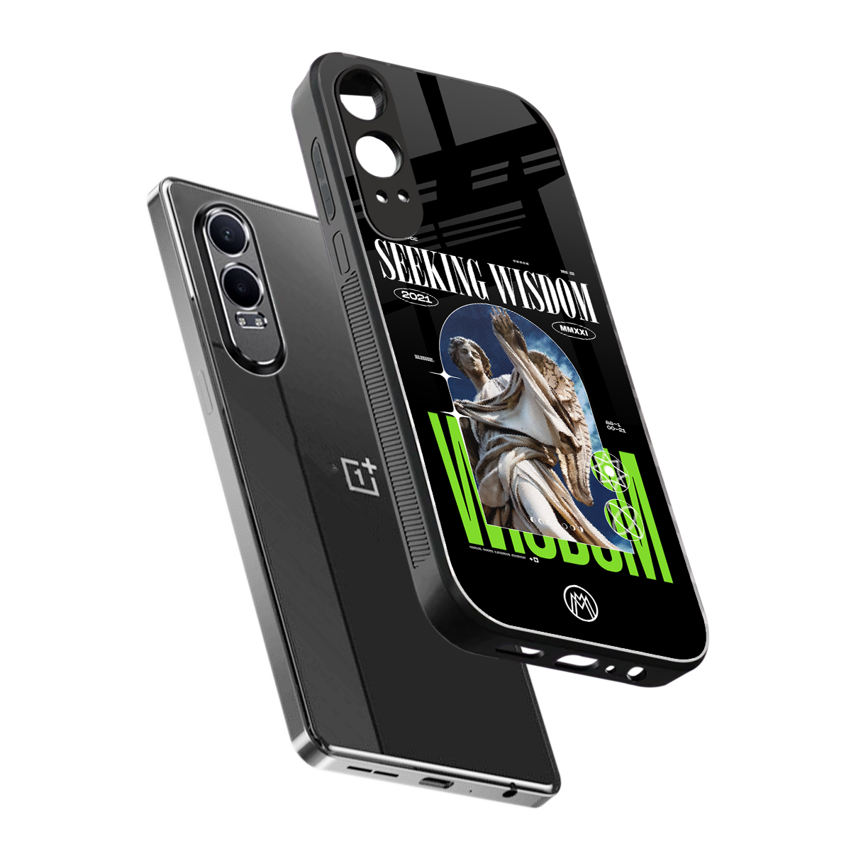 seeking wisdom back phone cover | glass case for oneplus nord ce 4 lite