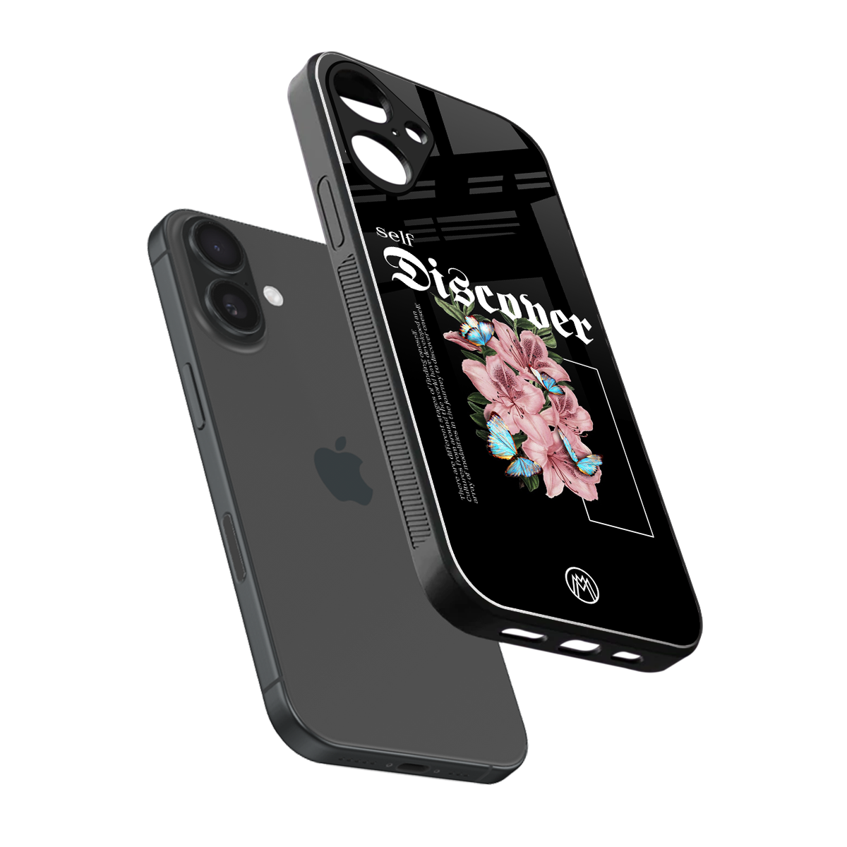 self discover back phone cover | glass case for iphone 16 plus