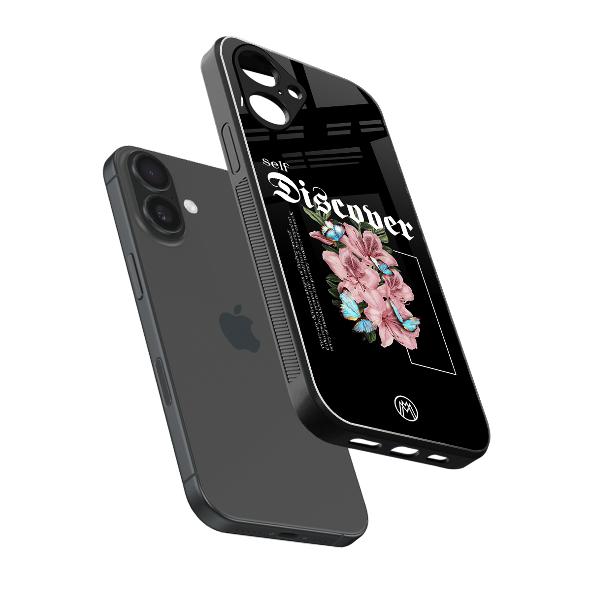 self discover back phone cover | glass case for iphone 16