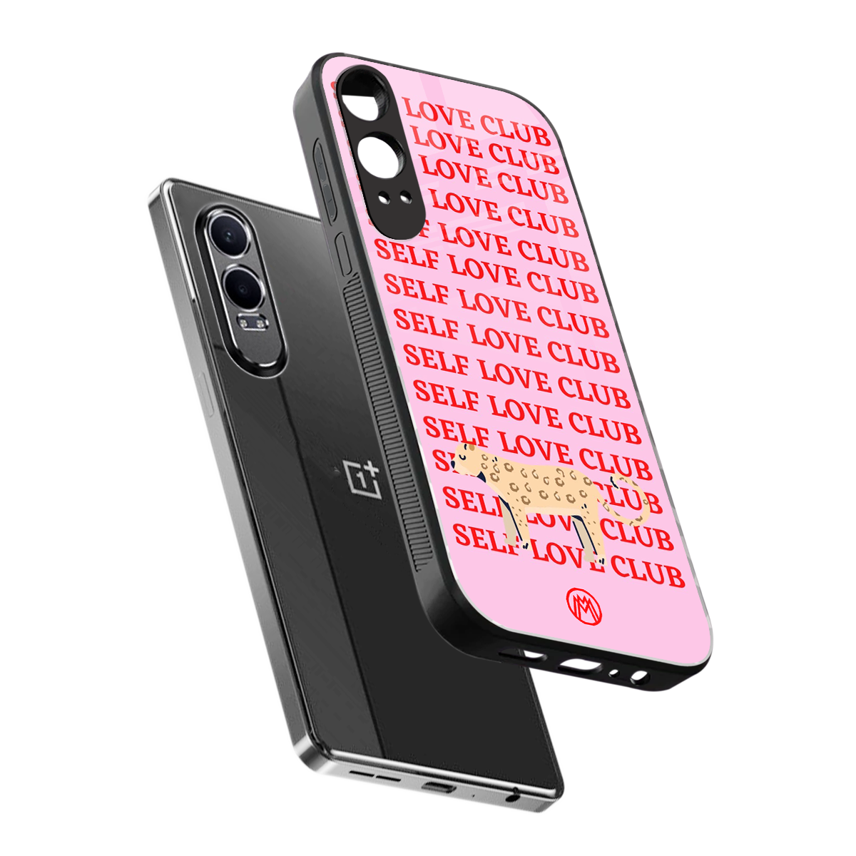self love club back phone cover | glass case for oneplus nord ce 4 lite