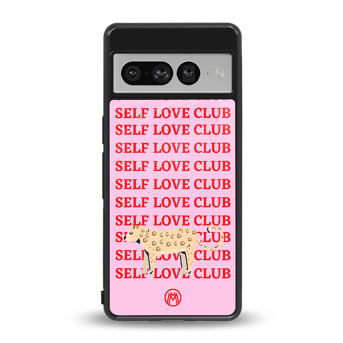 self love club back phone cover | glass case for google pixel 7 pro