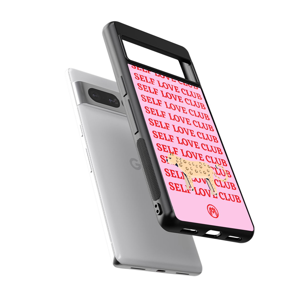 self love club back phone cover | glass case for google pixel 7 pro
