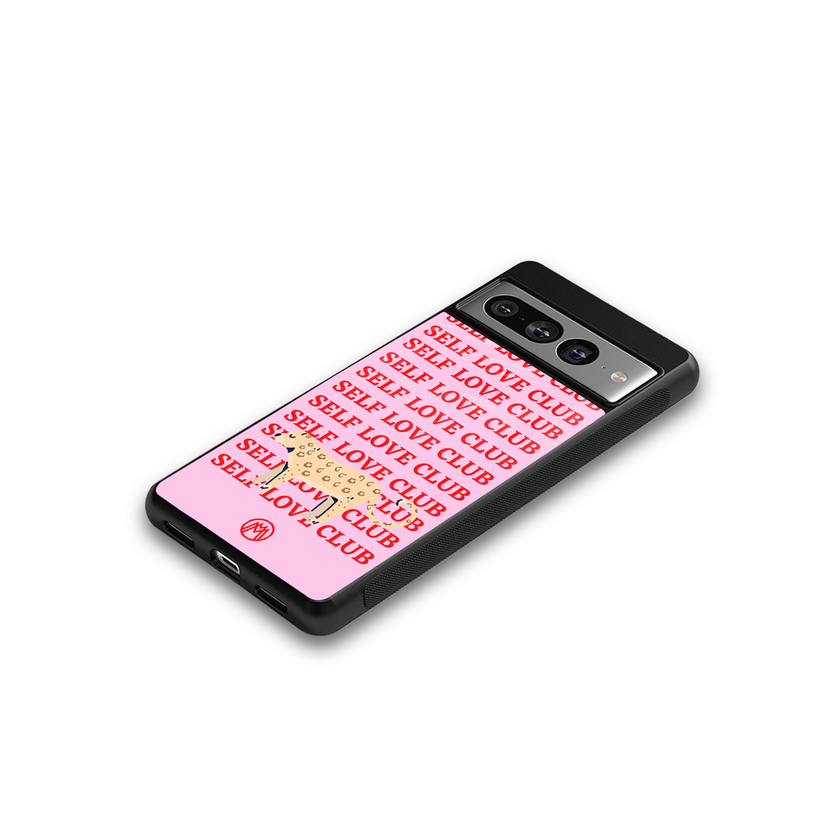 self love club back phone cover | glass case for google pixel 7 pro