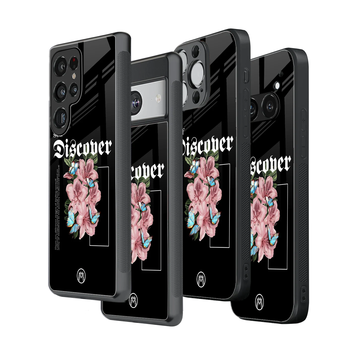 Stylish Glass Back Case for All Smartphones โ iPhone, Samsung, OnePlus, Pixel, Redmi, Oppo, Vivo, Motorola
