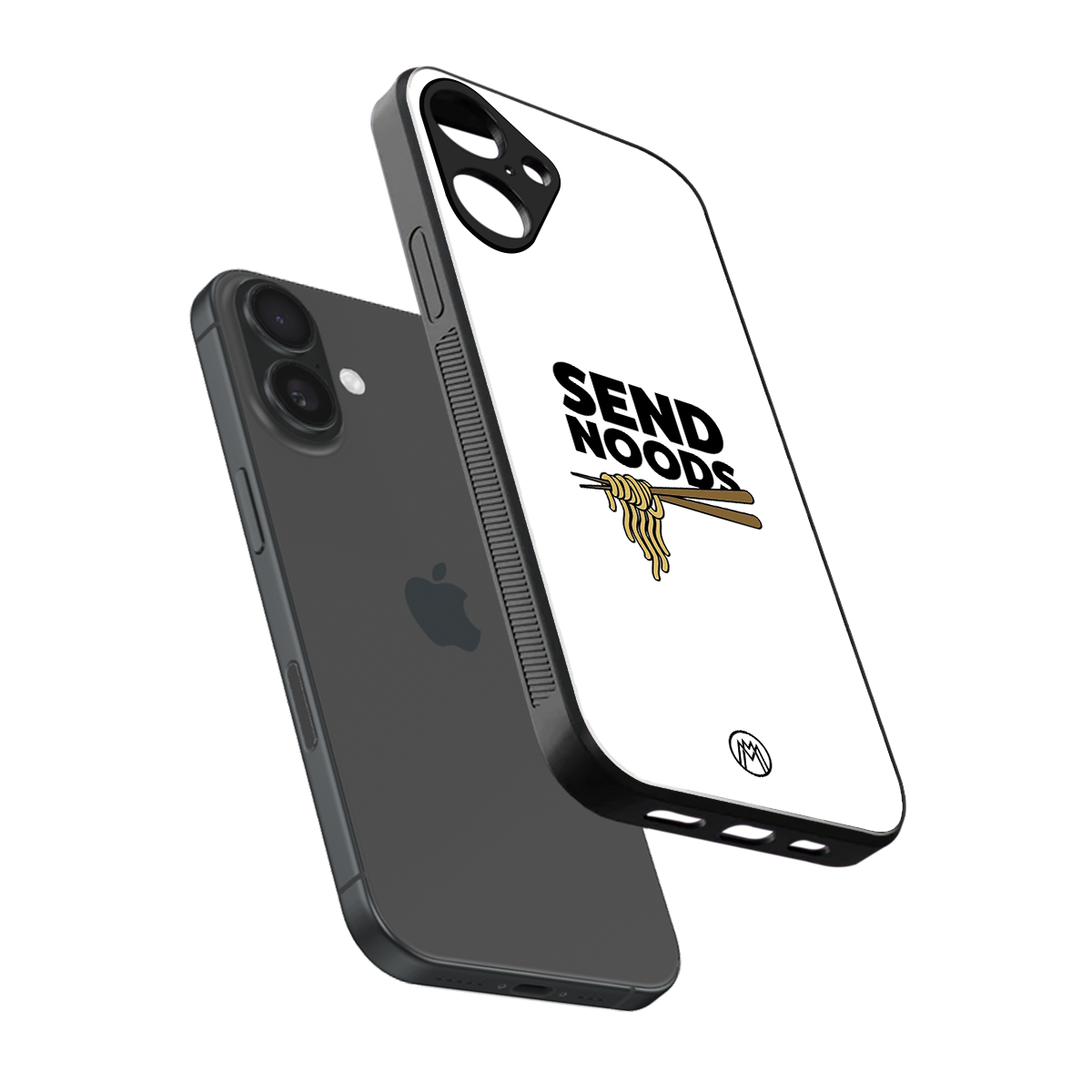 send noods back phone cover | glass case for iphone 16 plus