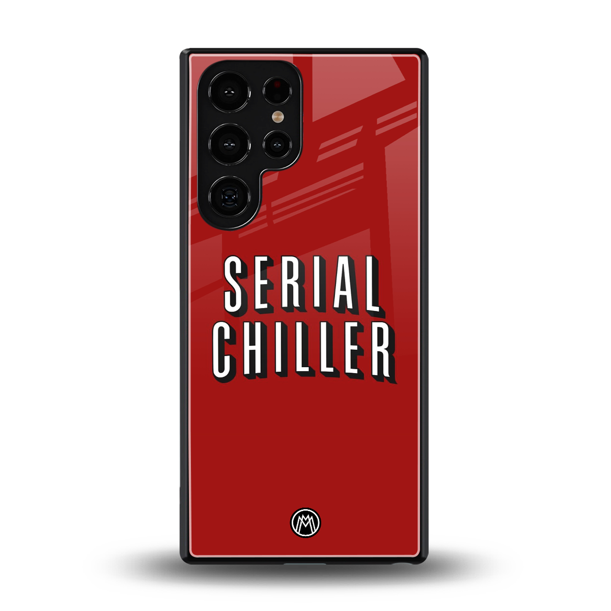 serial chiller netflix back phone cover | glass case for samsung galaxy s25 ultra