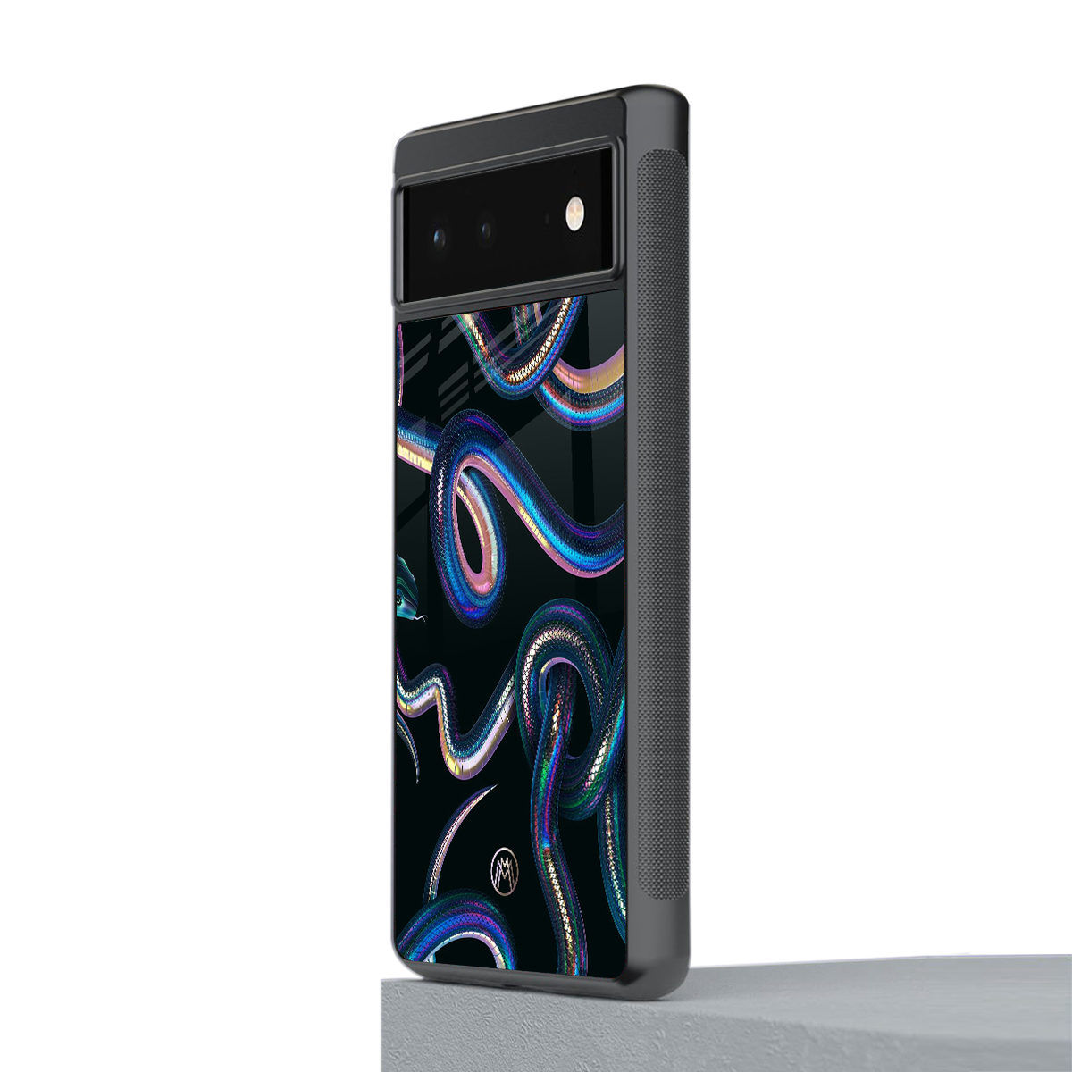 serpent back phone cover | glass case for Google Pixel 6A