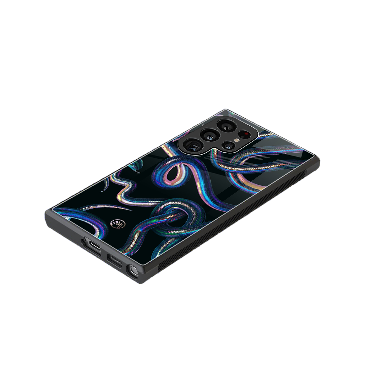 serpent back phone cover | glass case for samsung galaxy s24 ultra