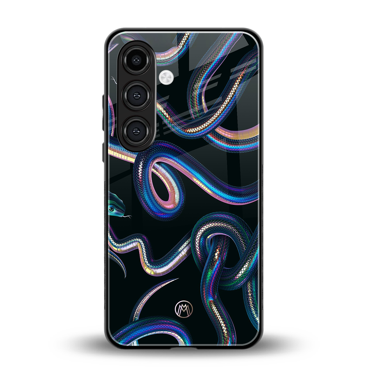serpent back phone cover | glass case for samsung galaxy s23 plus